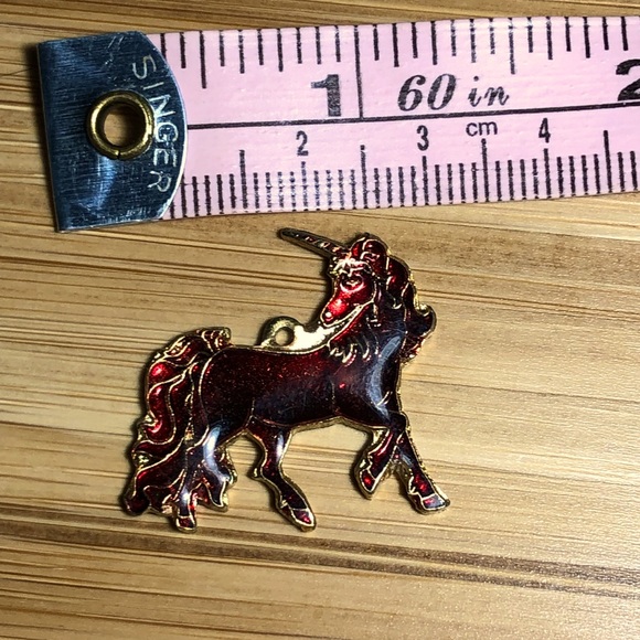Vintage unicorn charm for necklace 80’s - Picture 3 of 3